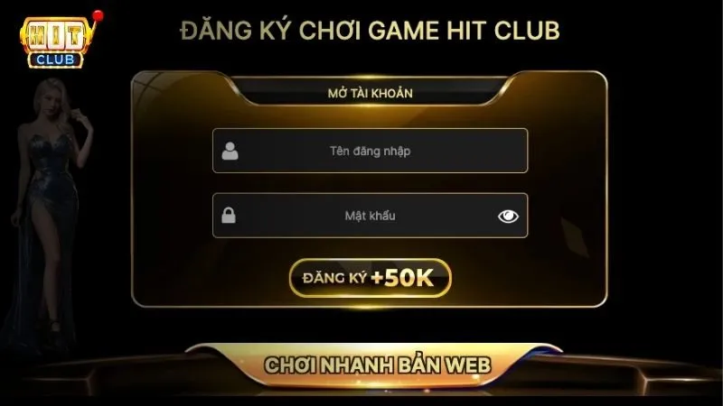 Chi tiết cách đăng ký tài khoản Hitclub